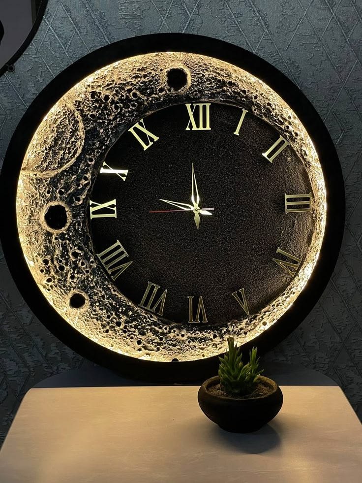 Handmade Resin Wall Clocks
